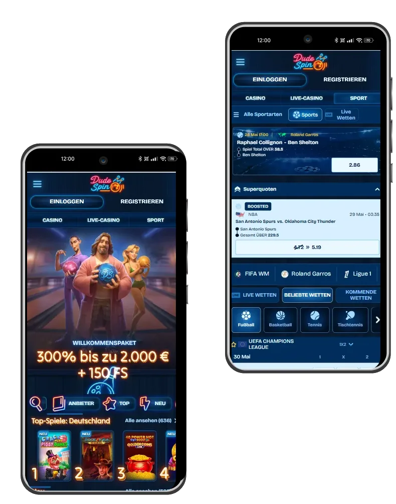 dude spin casino mobile