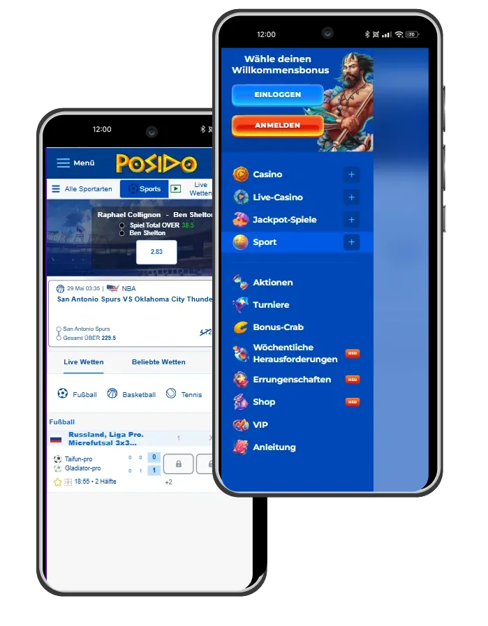 posido casino de mobile
